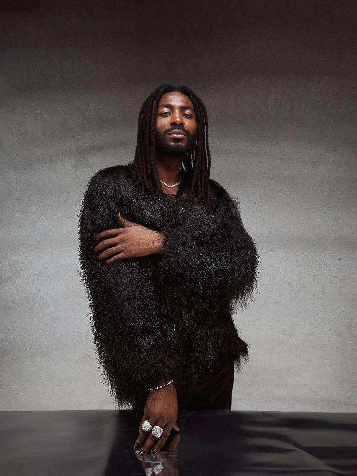 Black Phantom Fur Outerwear