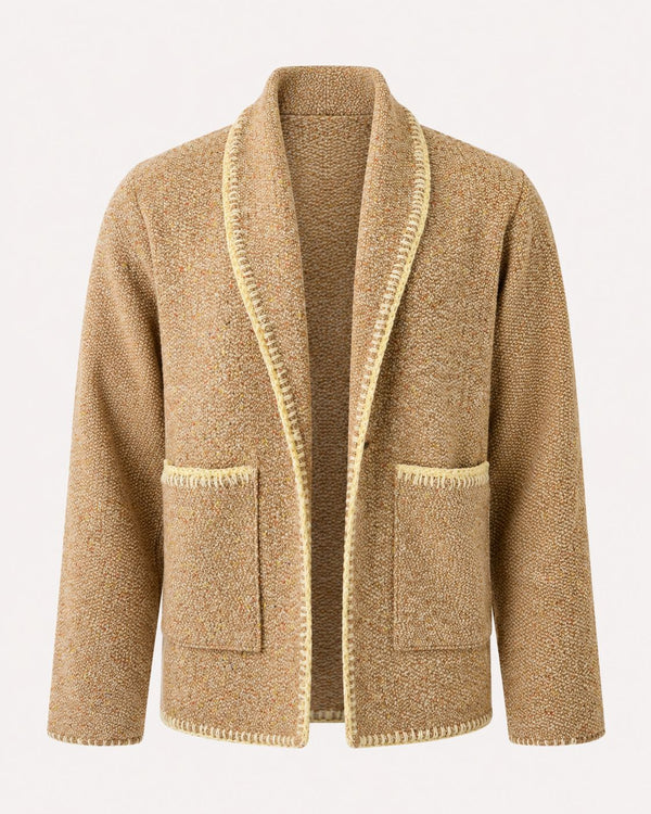 Lalux Men’s Textured Knit Jacket